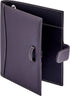 It's Academic Mini Executive Leather Portfolio Folder, 1" Ring Binder, 250-Sheet Capacity, Dark Brown