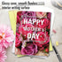 NobleWorks Big Mother's Day Card with Envelope, 8.5 x 11 Inch, Flowers for Mom