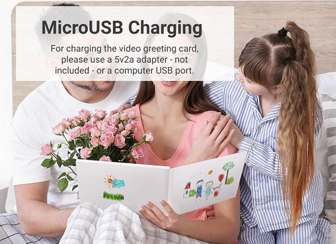 720P 128M (4.3inch) Diyeeni Video Greeting Card, Customizable Video Book with LCD Screen, HD Video Playback, Memory