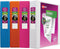 Avery Durable View Binder, 1-1/2" Slant Rings, Assorted Colors, 4 Pack