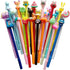 sencoo 24 Pack Cute Cartoon Gel Black Ink Pens, Assorted Styles for Kids Birthday Present, School Prize, Fun Girl Pens
