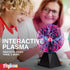 7 Inch Bulb Playbees Red Plasma Ball - - Tesla Coil Static Electricity in a Vacuum Pressurized Glass Globe, Nebula