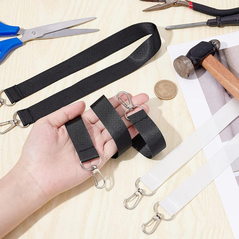 GORGECRAFT 4Pcs Electrical Tape Holder Strap, Nylon Belt with Swivel Hooks for Ropes, Wires, Tape Storage Organizer