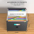 Expanding File Folders - Accordion Organizer, 25 Pockets Expandable File Folder with Plastic Handle for A4/Letter Size