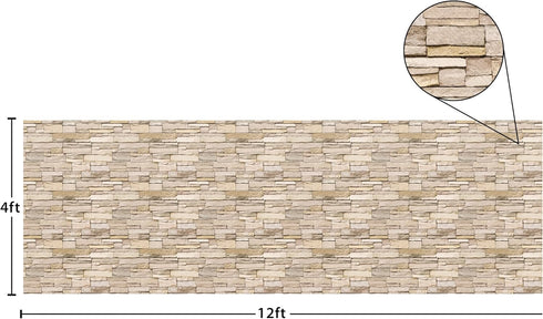 Teacher Created Resources Better Than Paper Bulletin Board Roll, Stacked Stone (TCR77038)