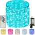 66Ft 200 LED RGB Color Changing 4th of July Fairy Lights Plug