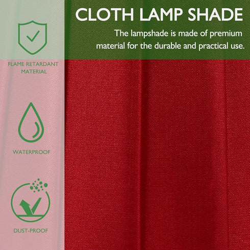 5.90X5.51X4.33In Uonlytech Cloth Lampshade Small Decorative Lamp Cover for Floor and Table Lamps Elegant Fabric Shade