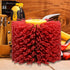 Abrasive Nylon Wire Drawing Wheel Drum Brushes, 80 Grit 120x100mm Polishing Tool for Wood Furniture