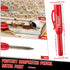 Hiboom 3 Pack Solid Carpenter Pencil with Cap and 21 Pcs Refills, Deep Hole Mechanical Pencil Marker for Woodworking