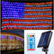 Solar American Flag String Lights - Waterproof 420 Led Solar Powered Flag