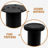 4pcs 8-12cm DOITOOL Adjustable Bed Frame Legs, Heavy-Duty Furniture Support Feet, Extendable Height for Sofa, Cabinet