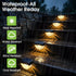 12 Pack Greluna Solar Fence Lights Outdoor, Waterproof Deck Lights, Auto Dusk to Dawn Step Lights with Warm White Glow