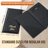 9" 5", 16 Pack (16) MYFULLY Check Presenters for Restaurants x Guest Check Card Holders Premium Leather Bill Server