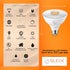 SLEEKLIGHTING LED Par20 7 Watt(50 Watt Equivalent) 5 CCT 500Lumens,Dimmable Wide Flood Light Bulb(40 ), Indoor/Outdoor, Recessed Lighting, Spot Light,E26 Medium Base, UL listed by SLEEKLIGHTING