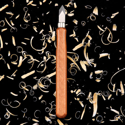 Marking Knife, Woodworking Thin Blade Dual Bevel Striking Knife, Hardened Mn-V Steel (2 Pieces)