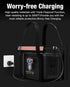 HulkGoo 12V 100Ah LiFePO4 Box(14 9.5 7.8inch) Lithium Battery Fireproof Safe Bag Large Capacity Explosion-Proof