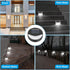 2Pack PATIKIL Solar Lights Outdoor Waterproof, Wall Sconce LED Stair Light for Decor, Deck, Step, Fence, Porch