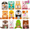 JOYIN 36 Pcs Valentines Day Gifts Cards | Animal Designs Greeting Cards Candy Holder for Kids | Classroom Exchange