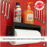 Pegboard Paper Towel Holder with Shelf, MADD Tools Black Pegboard Accessories Tool Holder Organizer, Peg Board