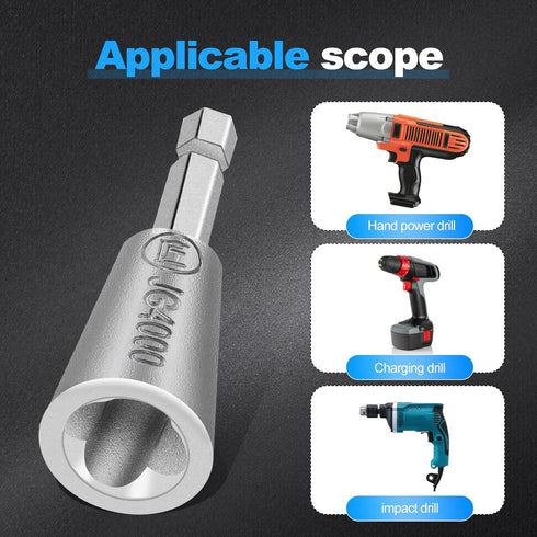 Wire Twisting Tool for Drill - 3Pcs Electric Cord Stripper and Twisting Tool for Electrician, Stripping and Twisting