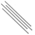 Eowpower 4 Pieces Round Rod Turning Lathe Bars Tool, Stainless Steel 6 x 200 mm