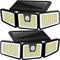 AmeriTop Solar Lights Outdoor, 2 Pack 233 LED High Brightness Cordless Solar
