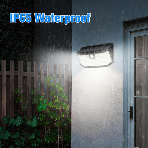 182 2500Lm IP65 Door(2pack) Aootek Solar Lights Outdoor LEDs Solar Motion Sensor Lights Waterpro of with Wide Anglefor