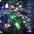 20FT 240LEDs 14 iBaycon Christmas String Lights, Connectable Water Flowing Lights Outdoor Waterproof, Modes Fairy Light