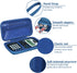 Khanka Hard Travel Case for Texas Instruments TI-30XIIS Scientific Calculator, Case Only (Blue Accents)