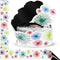Tenceur 48 ft x 2.76 Inch Large Magnetic Border Rolls - Colorful Pom Pom Magnetic Classroom Bulletin Board