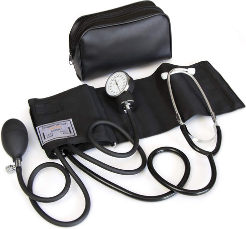 HealthSmart Manual Blood Pressure Monitor, Self Taking Kit with Standard Cuff Size