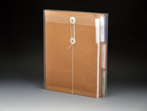 Lion String-A-Long Clear Poly Envelopes, Letter Size, Top Load, 6 EA/Pack