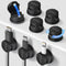 VieHome 8 Pack Magnetic Cable Management Clips - Ideal Cord Holder for Nightstand,