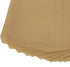 Quotidian Brown Flat Medium Greaseproof Kraft Paper Bags - 4" x 6" (Pack of 100) for Bakery Cookies, Candies, Dessert