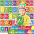 YIYDONG 36 Set, Set Alphabet Bulletin Board Alpethabet Line ABC Number Poster Classroom Decorating Preschool English
