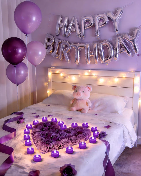 12 Pack Amagic Purple Flameless LED Tea Lights Candles Battery Operated, Electric Fake Tealight Candles for Party
