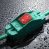 Outdoor Extension Cord with On/Off Waterproof Switch, Heavy Duty 3 Prong Extension Cord, 3 Ft, Green