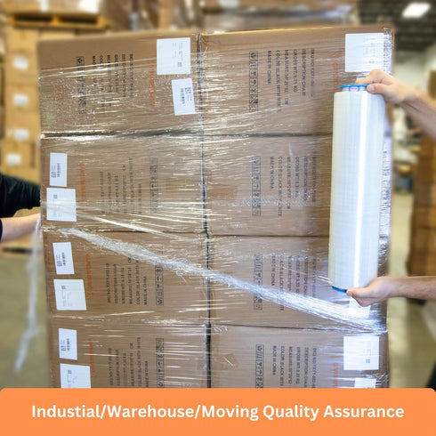 Noah's Ark Warehouse 18 Inch Wide 1100ft Stretch Wrap/Film, Industrial Strength Packing for Home Office Retail