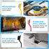 15 Set Pcs Crevice Cleaning Brush - Hard Bristle Cleaning Brush Supplies, V Shape Grout Cleaner Brush for Deep Cleaning