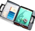 Officemate Portable Clipboard Storage Plastic Case for A4 Sizes, Charcoal (83301), 11-3/4"w x 1-1/2"d x 14-1/2"h