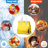 100 FoldTier Pcs Gold Insulated Bags Bulk for Food Delivery Customized Thermal Insulation Take Away Bags for Hot Cold