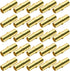 25 Pack PEX Fittings, 1/2" PEX Fittings, Brass PEX Straight Coupling Fittings for PEX Tubing Pipe