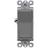 ENERLITES Single Pole Decorator Paddle Light Switch, Residential Grade, 15A 120V-277V, Gray, 91150-GY