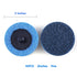 2 Inch, 46PCS, 1/4" LotFancy Sanding Disc for Die Grinder, Fine Grit Roll Lock Grinding Stripping Discs and Pad Holder
