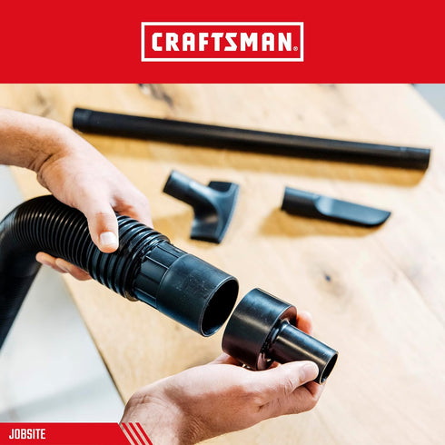 CRAFTSMAN CMXZVBE38665 Adapter for Wet/Dry Vacuum Hoses and Attachments, 2-1/2 in. to 1-1/4 in.