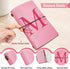 Personalized Journal Gift, Pink Initial Leather Journal + Heart Diamond Pen Set, Travel Notebook Diary Gifts