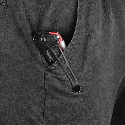 KAMBOLLY 10 Folding Utility Knife, Heavy Duty Box Cutter Knife, Pocket Razor Utility Knives with Razor Blades