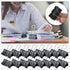Yexiya 1000 Pcs Binder Clips Bulk, Assorted Sizes Black Paper Clips for School Teachers and Office Supplies