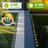 16 Pack PATIOWIN Mini Solar Ground Lights, Solar Powered Pathway Lights, Waterproof Outdoor Light for Garden, Driveway