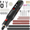 SYNAMENO Cordless Rotary Tool Kit 20000RPM, 5-Speed Rechargeable Engraving Pen for Metal, Wood,